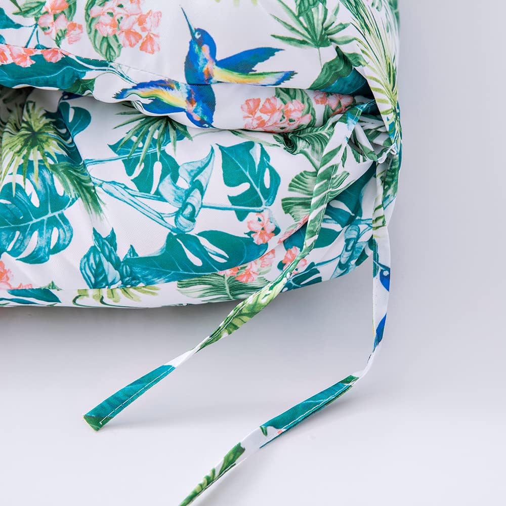 AUCT 13306 - $80 Enipate Tropical Print Adirondack Chair Cushions, Weathe - Image 4