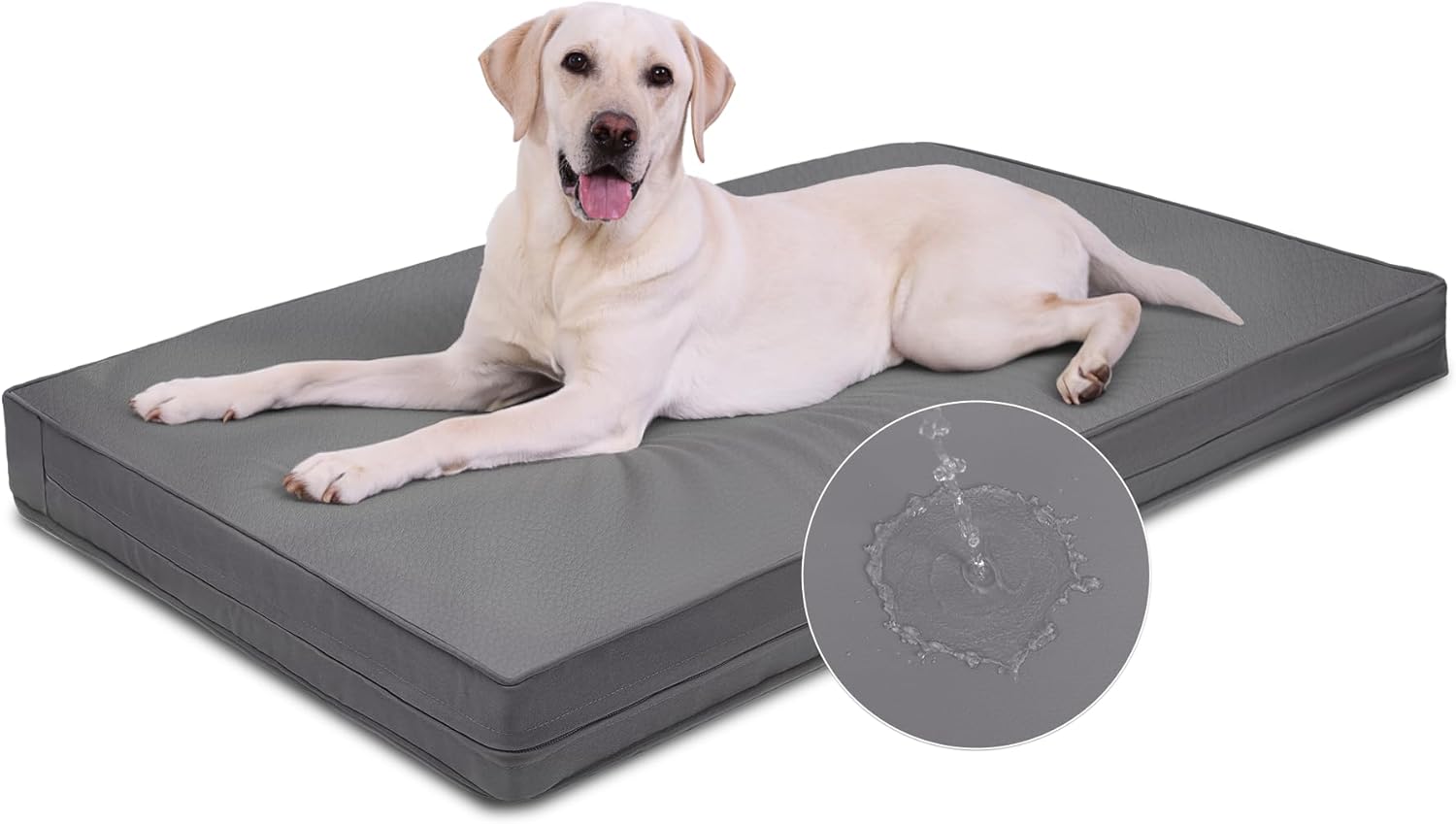 AUCT 13285 - Vonabem Outdoor Waterproof Dog Bed Washable, Extra Large Cra
