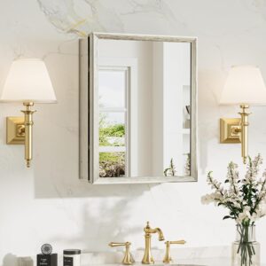 AUCT 14233 - $135 TokeShimi 14 x 18 Medicine Cabinet for Bathroom, Assemb