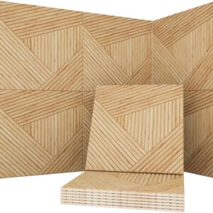 AUCT 12469 - $107 Soon Global Acoustical Wall Panels, 6-Piece 23.62 X 23.