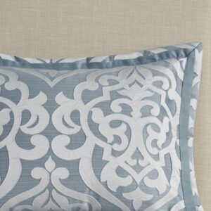 AUCT 13244 - $207 Madison Park Dillon 8-Piece Jacquard Comforter Set with