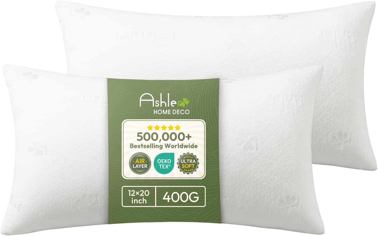 AUCT 14284 - Ashler Home Deco Throw Pillows Insert- 12x20 Pillow Inserts