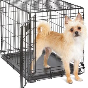 AUCT 12113 - MidWest Homes for Pets 24-Inch iCrate for Small Breeds, 12-2