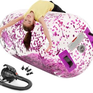AUCT 13232 - $70 Estgora Gymnastics Barrel Inflatable Tumbling Air Roller
