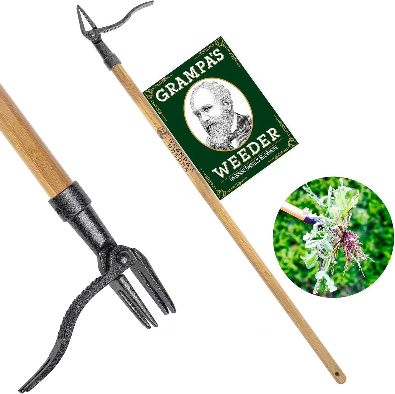 AUCT 14146r - Grampa's Weeder - The Original Stand Up Weed Puller Tool wit