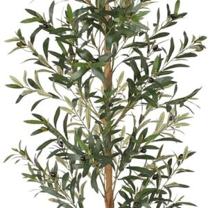 AUCT 14181 - $54 FLOWORLD 7FT Olive Trees Artificial Indoor, Tall Faux Ol