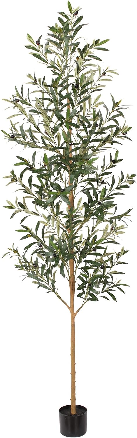 AUCT 14181 - $54 FLOWORLD 7FT Olive Trees Artificial Indoor, Tall Faux Ol