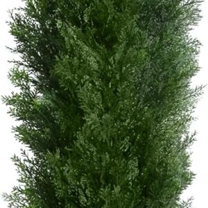 AUCT 14275 - 3FT Artificial Topiary Cedar Trees, Fake Cedar Plant with Po