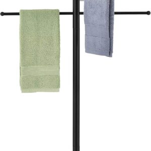 AUCT 14106 - $61 MyGift 6 Bar Outdoor Towel Rack for Pool, Free Standing