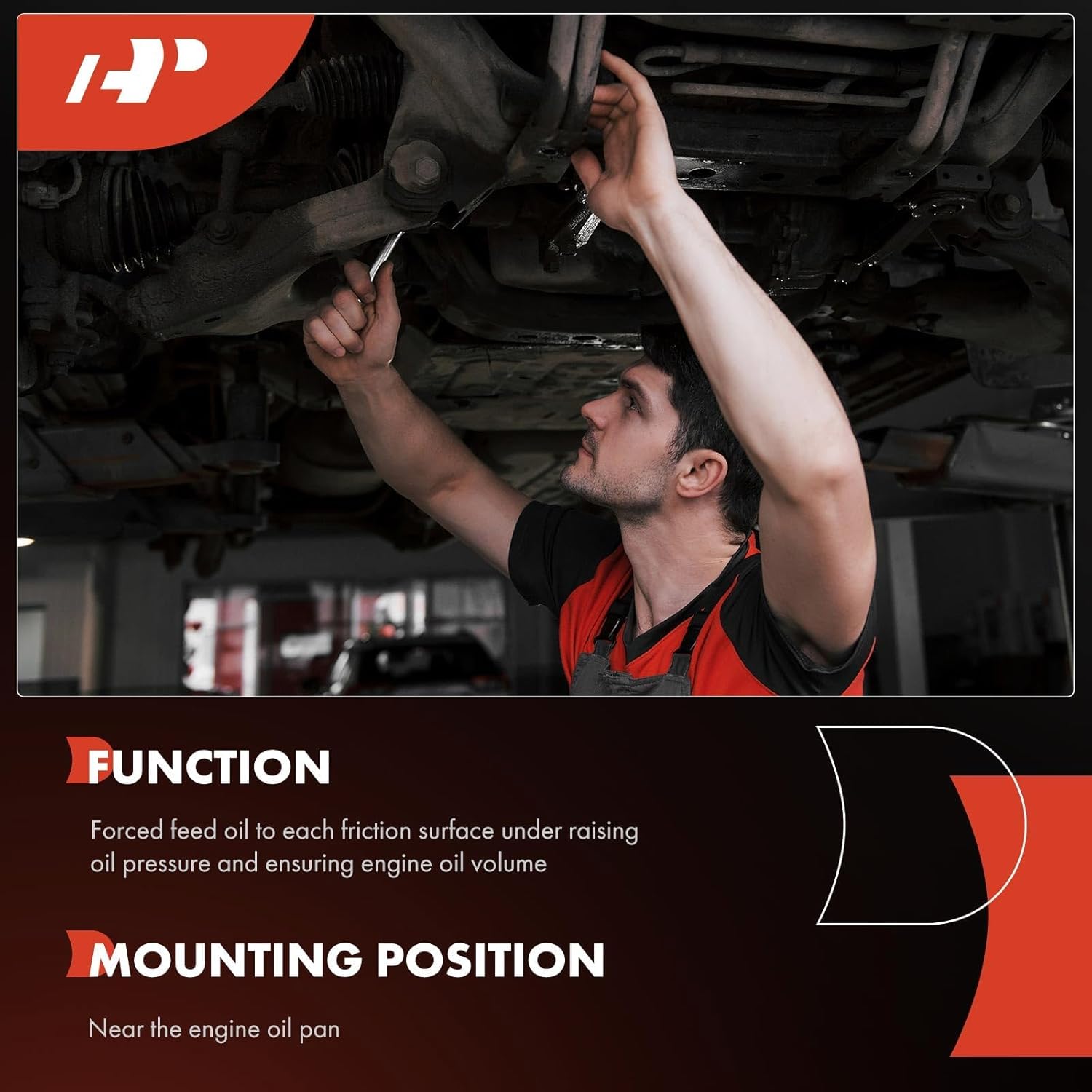 AUCT 13085 - $92 A-Premium Engine Oil Pump for 1.8L - Compatible with Hon - Image 2