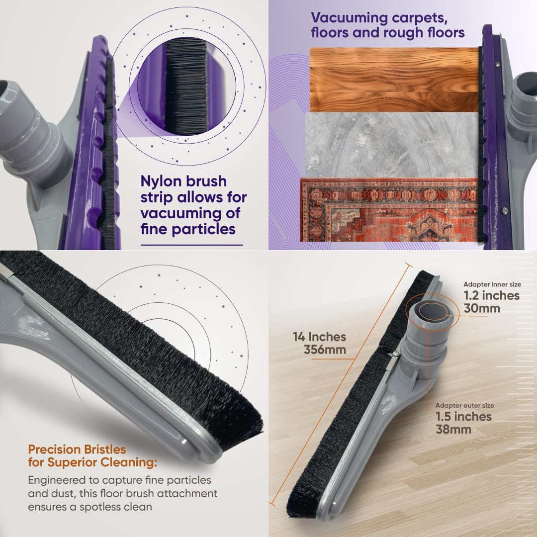 AUCT 13495 - $66 Replacement Wand+Floor+Carpet Brush. Compatible with Pro - Image 3