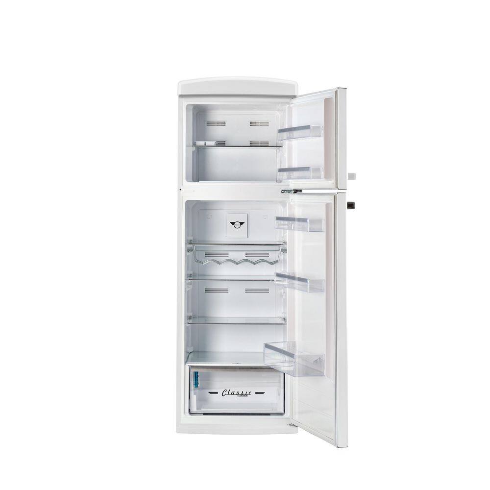AUCT 14383re - $899 Classic Retro 23.8 in. 11 cu. ft. Frost Free Top Freeze - Image 3
