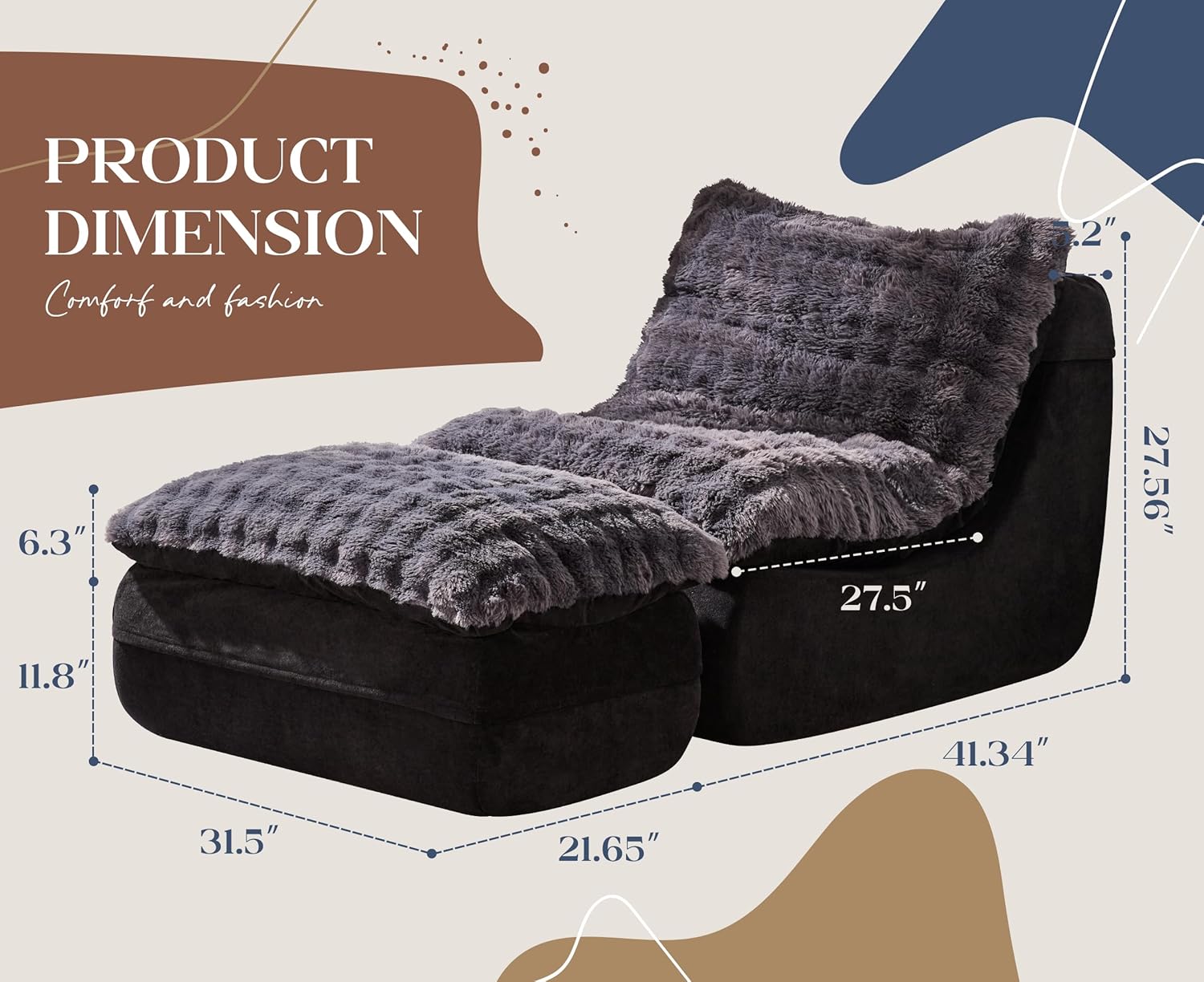 AUCT 14413 - $170 Hobestluk Sofa Couch Foam Sofa for Small Spaces Comfy S - Image 2