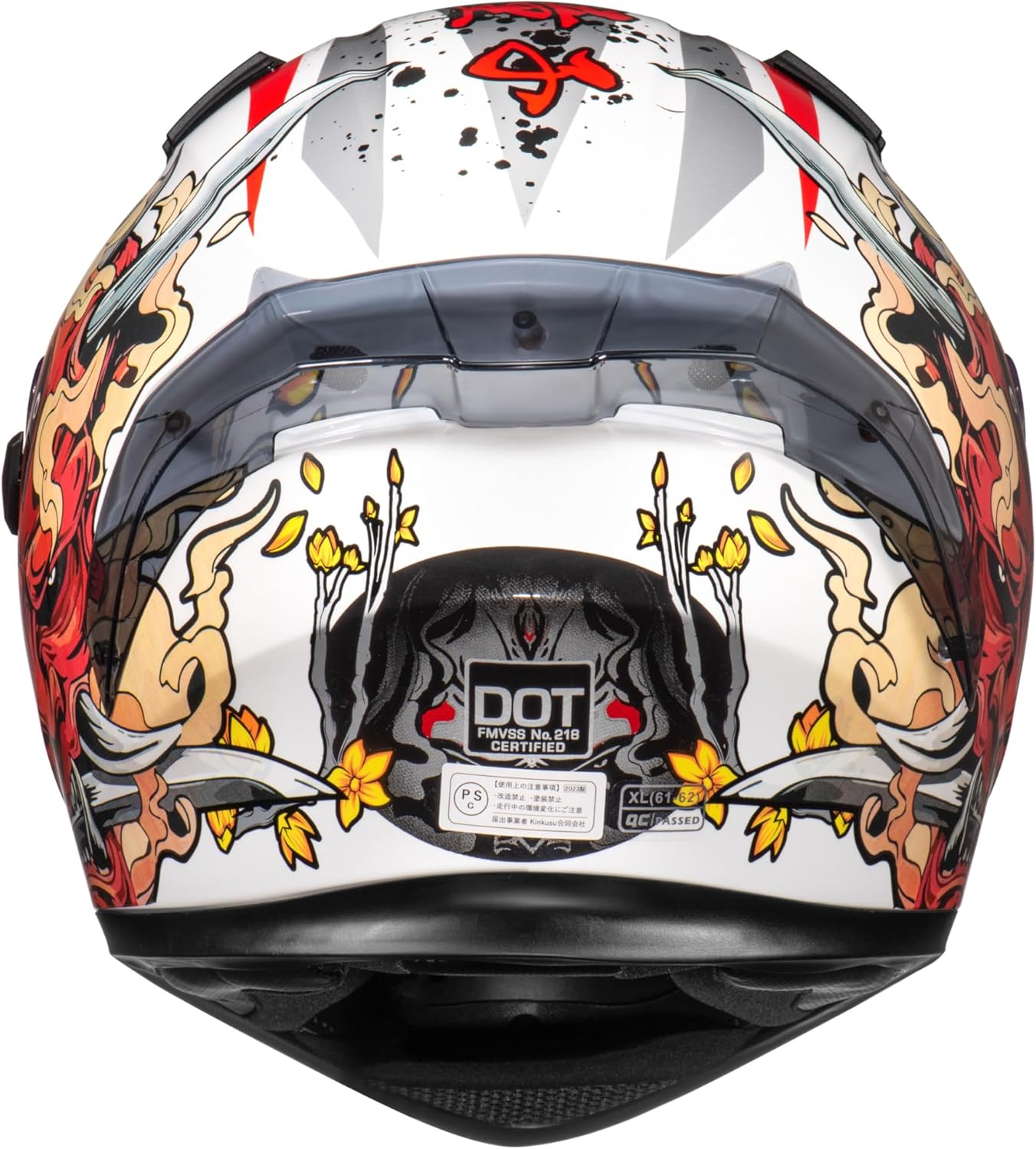 AUCT 14479 - $80 KYPARA Full Face Motorcycle Helmet with Internal Tinted - Image 3