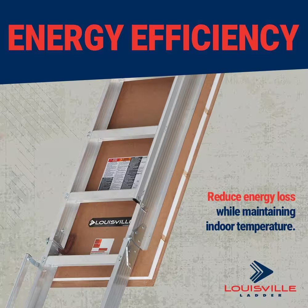 AUCT 14837ad - $419 Louisville Ladder Energy Efficient 7 ft. 8 in. to 10 ft - Image 3