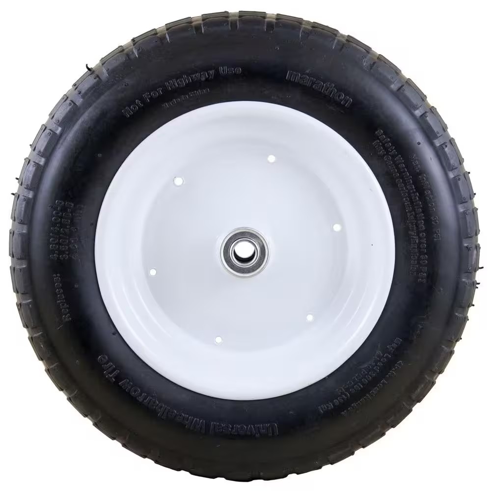 AUCT 14509 - Marathon 14.5 in. Pneumatic Universal Wheelbarrow Wheels - Image 3
