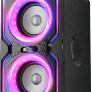 AUCT 16748 - $142 Hotlemon Large Bluetooth Speaker: 240W Peak Powerful Loud Sound with Deep Bass, 15H P