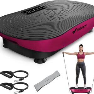 AUCT 15587 - $110 MERACH Vibration Plate Exercise Machine, Vibrating Platform for Lymphatic Drainage We