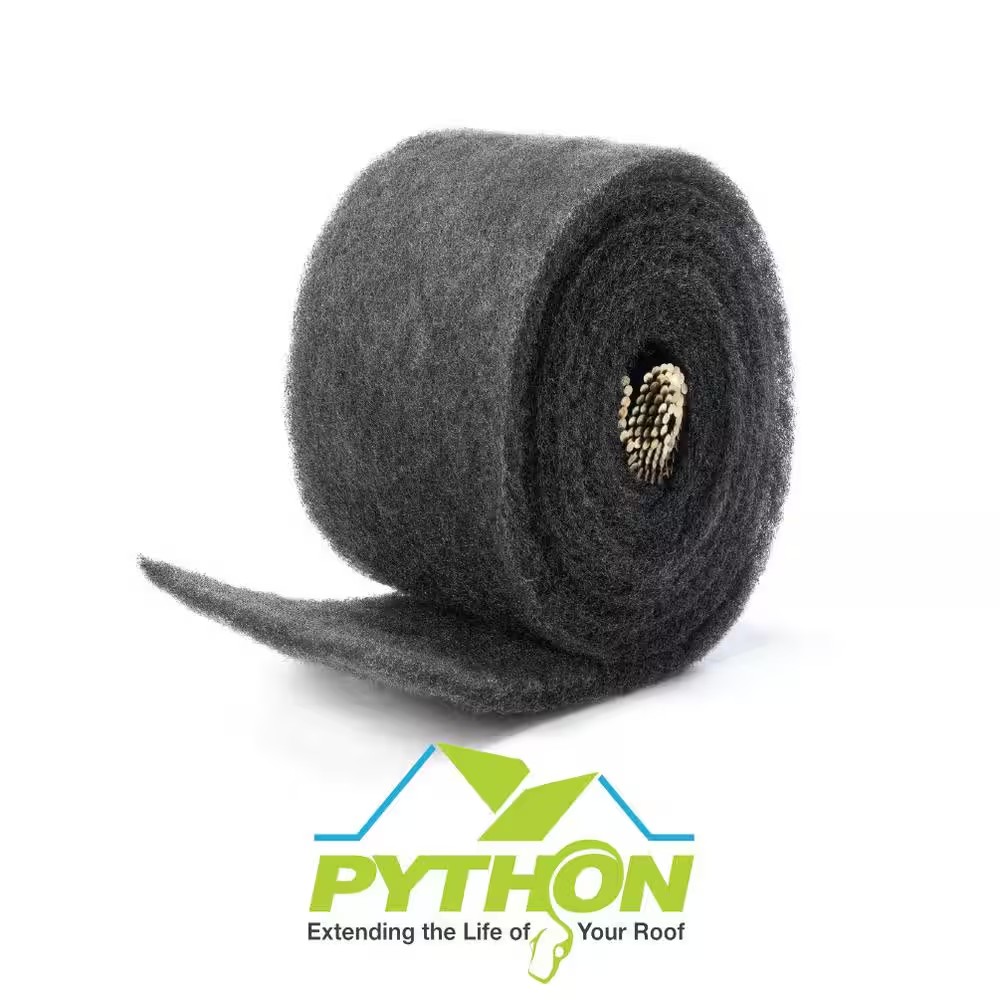 AUCT 14864 - $53 PYTHON 3/4 in. x 10.5 in. x 20 ft. Rolled Ridge Vent wit