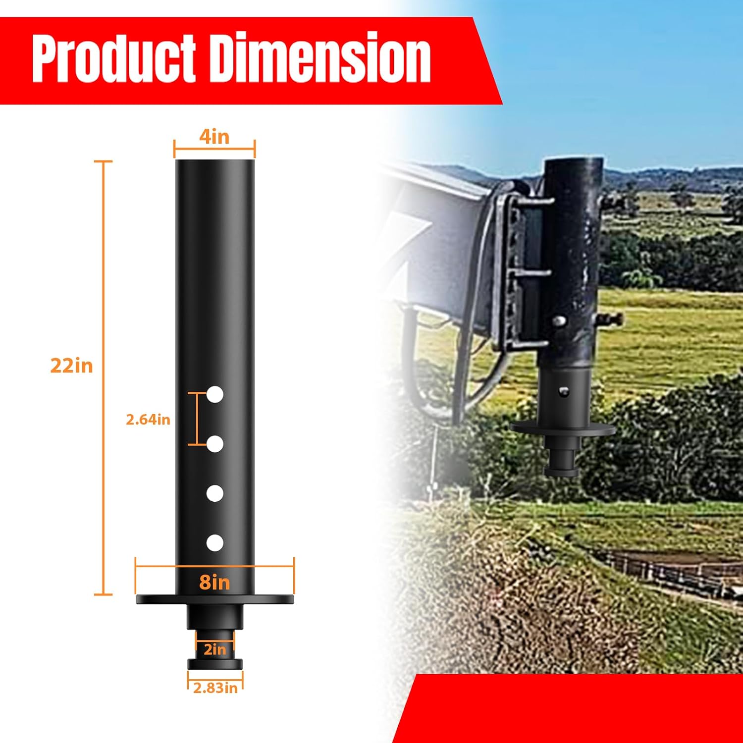 AUCT 16427 - $160 5th Wheel to Gooseneck Adapter, 30,000 lbs Load Capacity, Universal Fit for Truck, Tr - Image 2