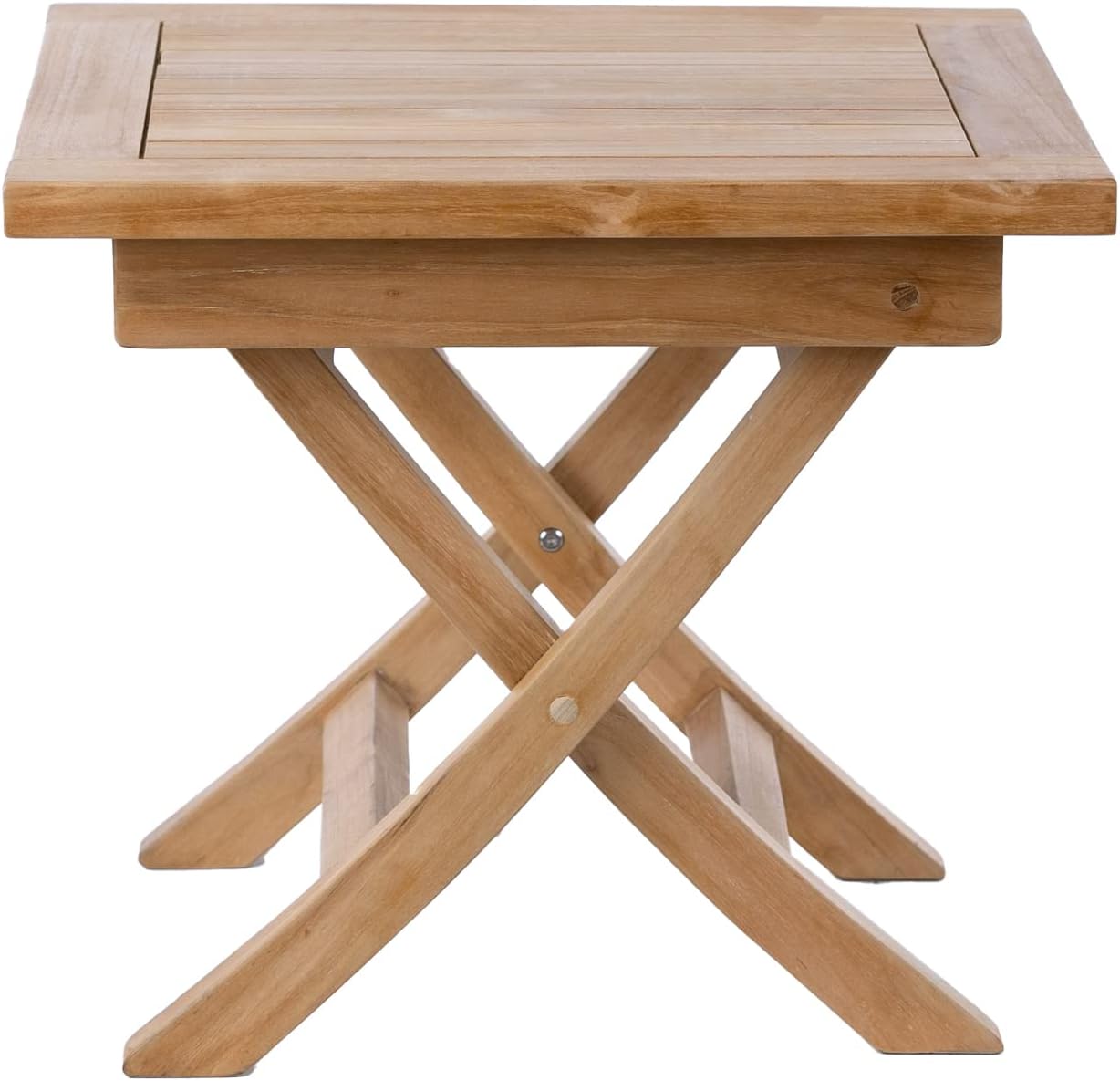 AUCT 14423 - $165 Teak Wood Folding 20"-Inch Outdoor Coffee Table - Perfe - Image 4