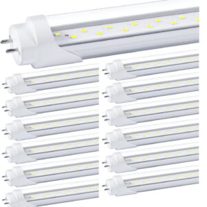 AUCT 14648 - $89 T8 LED Bulbs 4 Foot, 12-Pack 4FT LED Tube Light, 24W 320