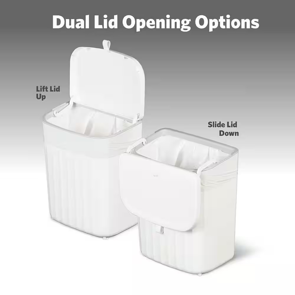 AUCT 14507 - Glad 2.3 gal. Roommate Under Counter Waste Bin - Image 4