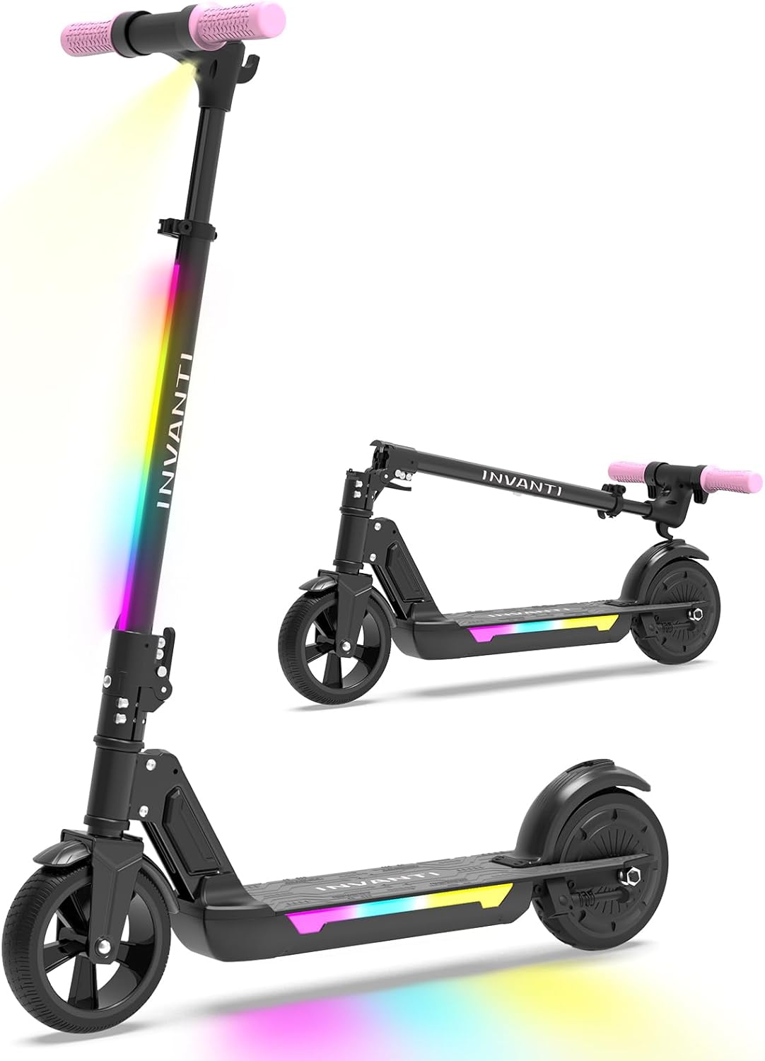 AUCT 17351 - $200 INVANTI KS03 Electric Scooter for Kids Ages 8+, 350W Peak Motor, Max 12mph & 10Miles,