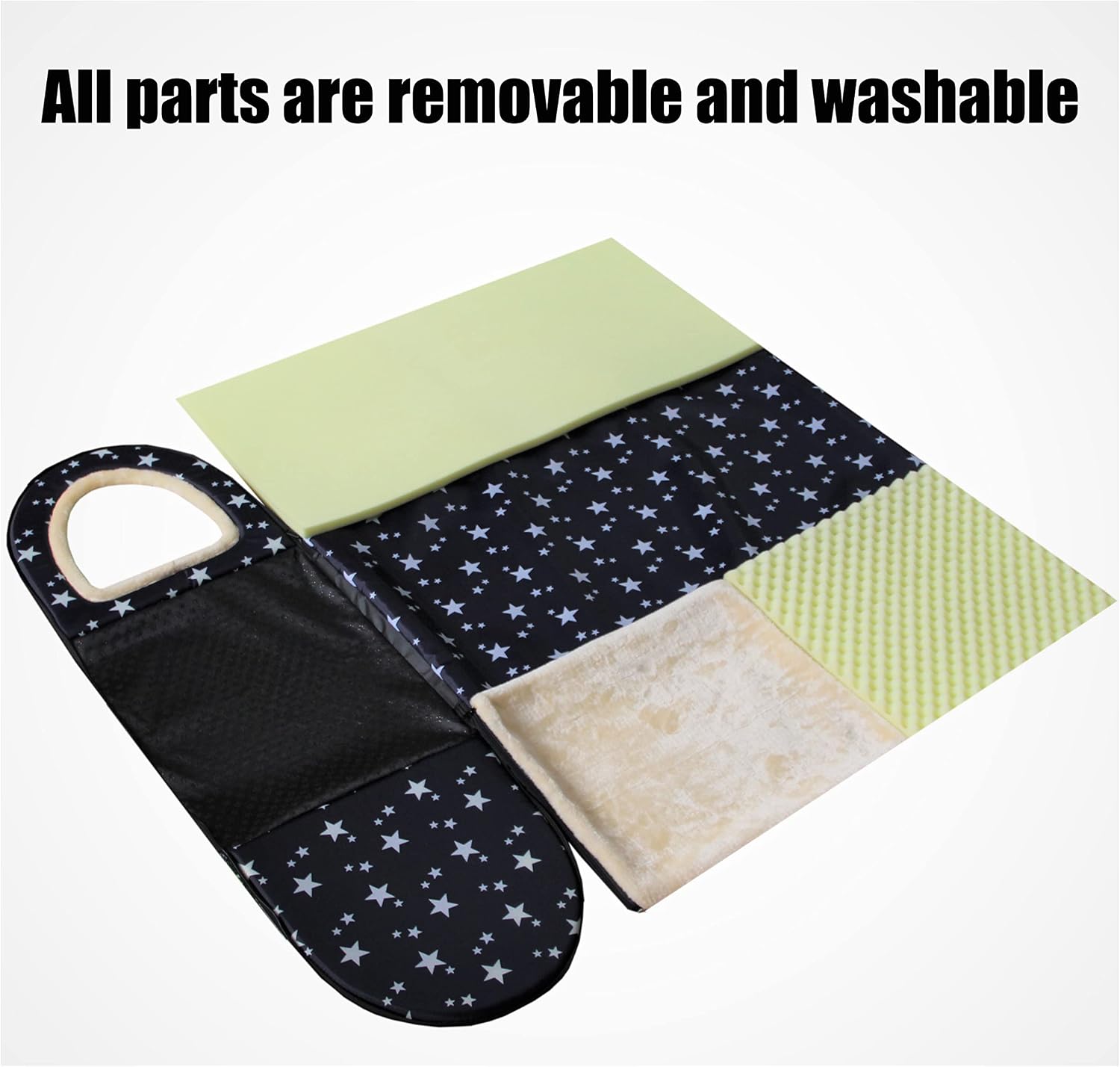 AUCT 17028 - Dog Bed or Cat Bed,2 Ways to Use,Indoor Pet House with Fluffy Mat,Removable and Washable C - Image 4