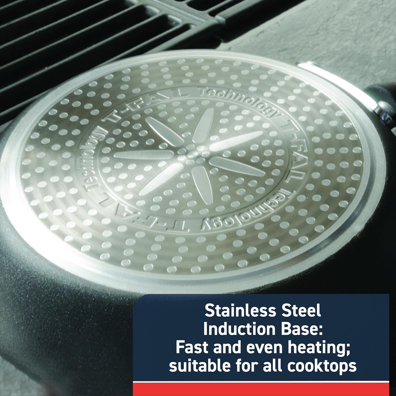 AUCT 15657 - T-Fal Experience Nonstick Fry Pan 12.5 Inch, Induction, Oven Broiler Safe 400F, Non Stick - Image 4