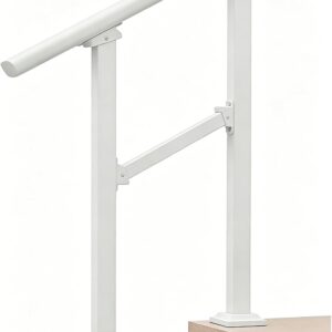 AUCT 17173 - Hand Rails for Outdoor Steps Stair Handrail & Indoor Stair Railing Kit Railings for Outdoo