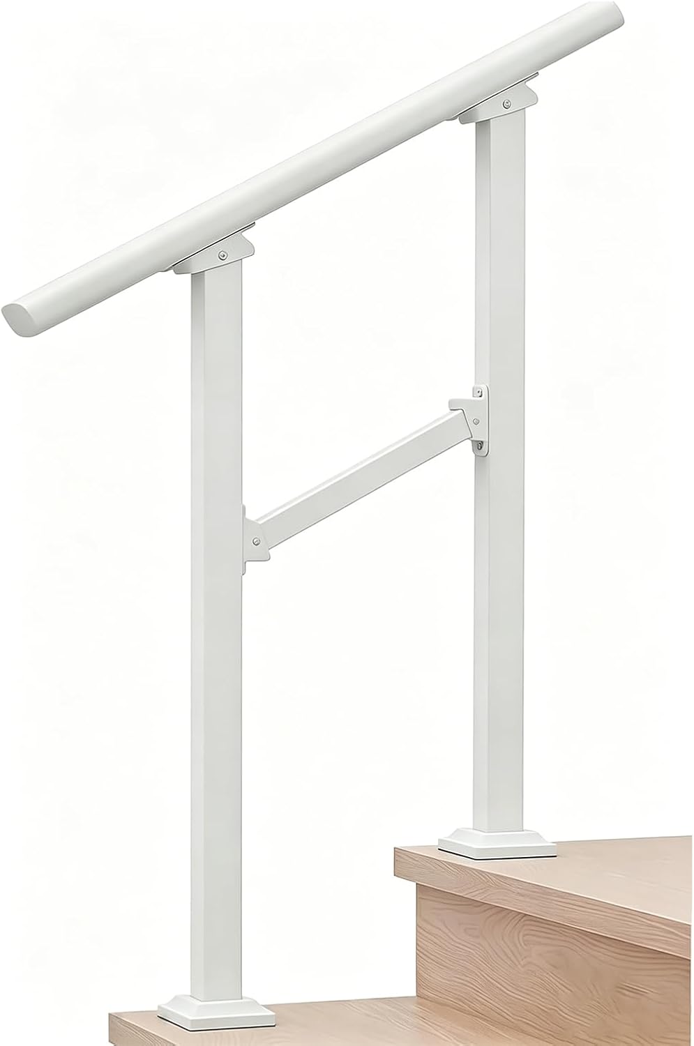 AUCT 17173 - Hand Rails for Outdoor Steps Stair Handrail & Indoor Stair Railing Kit Railings for Outdoo