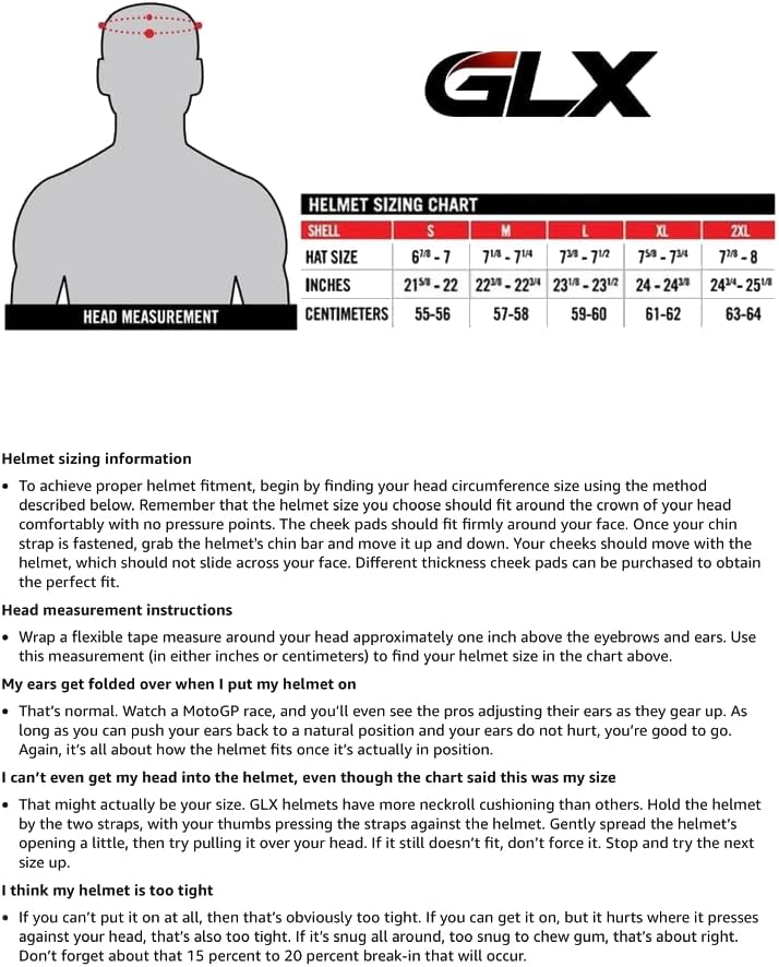 AUCT 14848 - $75 GLX GX11 Compact Full Face Motorcycle Helmet w/ Tinted V - Image 3