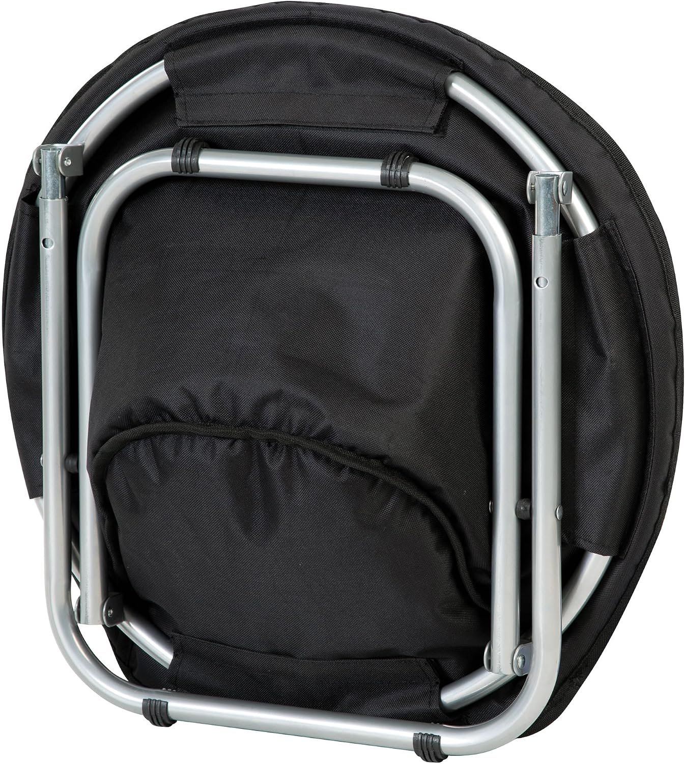 AUCT 15586 - Etna Products Round Pet Bed: Comfortable Elevated Cat Bed with Paw Print Cushion - Black & - Image 3