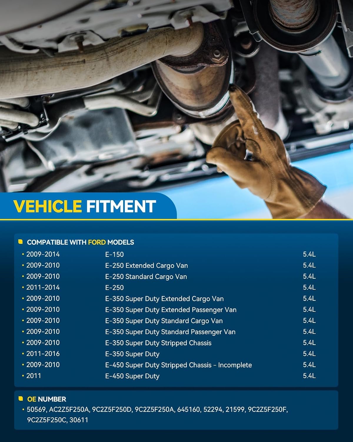 AUCT 17157 - $273 PHILTOP Left and Right Catalytic Converter Compatible With 2009-2014 E-150/E-250 5.4L - Image 2