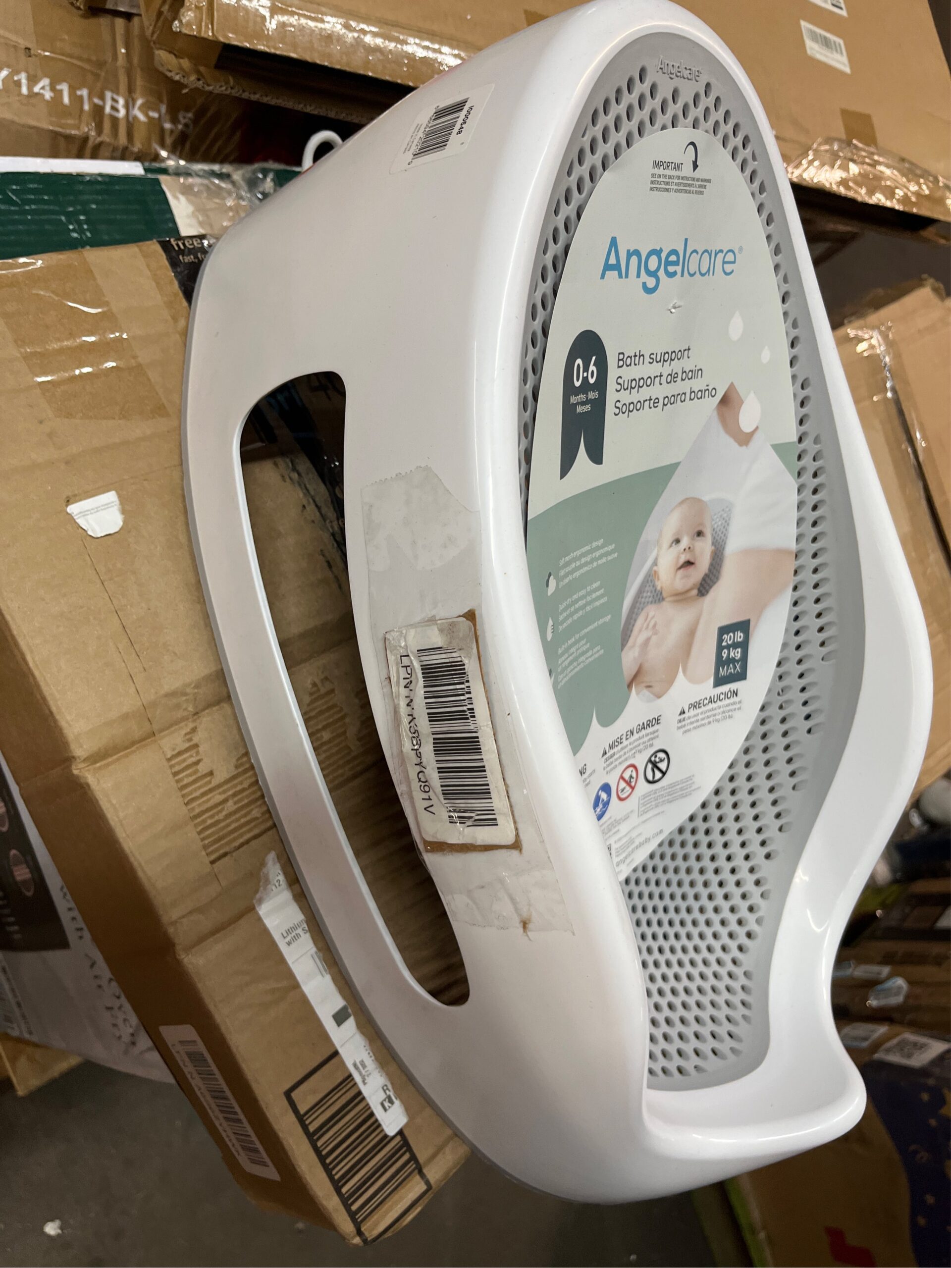 AUCT 17027 - Angelcare Baby Bath Support (Aqua) | Ideal for Babies Less Than 6 Months Old - Image 5