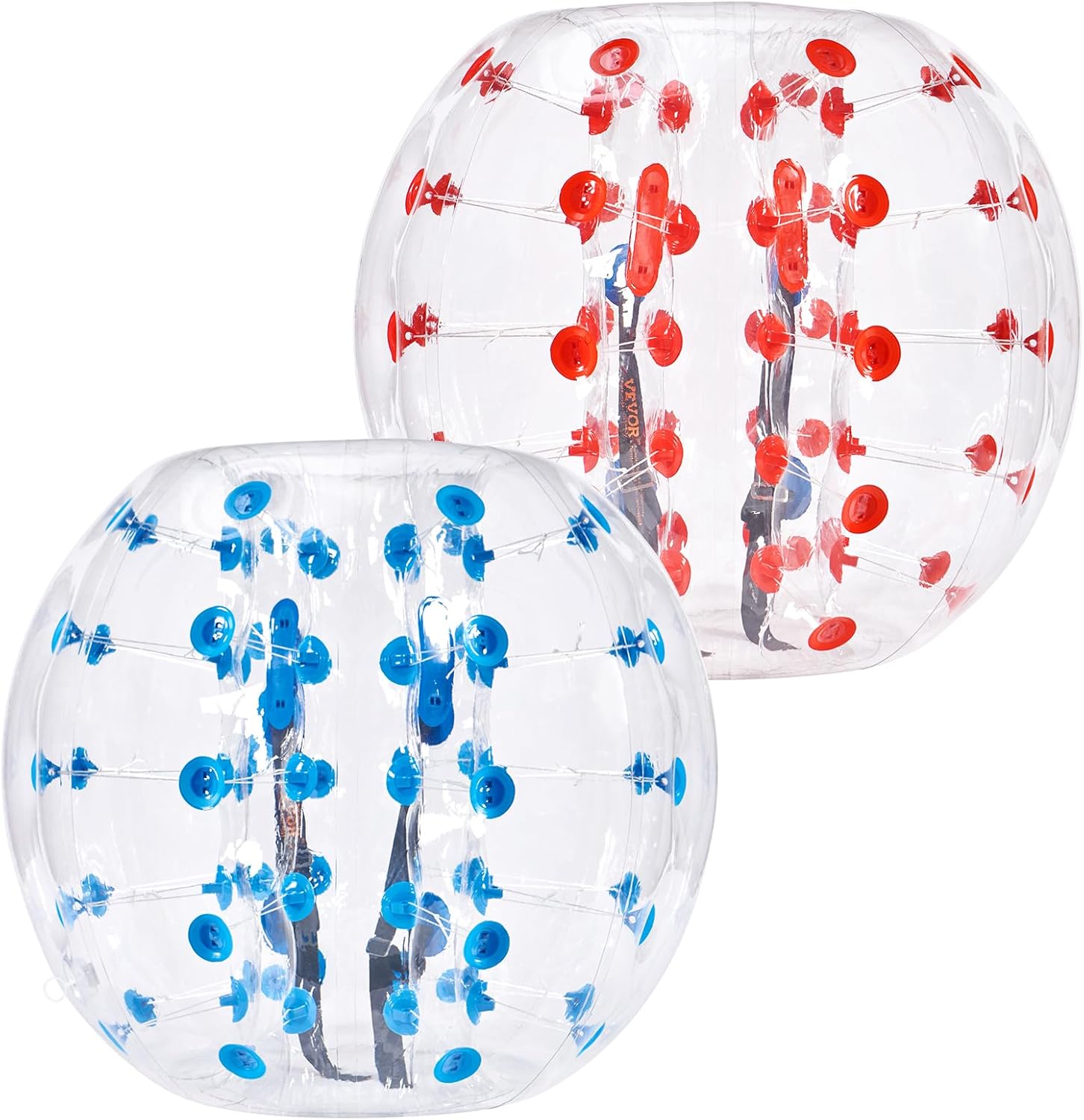 AUCT 14425 - $140 VEVOR Inflatable Bumper Ball 2 Packs; 2FT/3FT/4FT/5FT