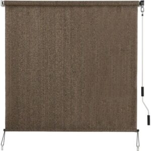 AUCT 14417 - $55 SEEYE Outdoor Sunshade Roller Shades 4' W x 6' H, Cordle