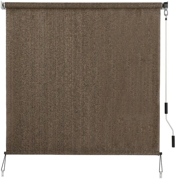 AUCT 14417 - $55 SEEYE Outdoor Sunshade Roller Shades 4' W x 6' H, Cordle