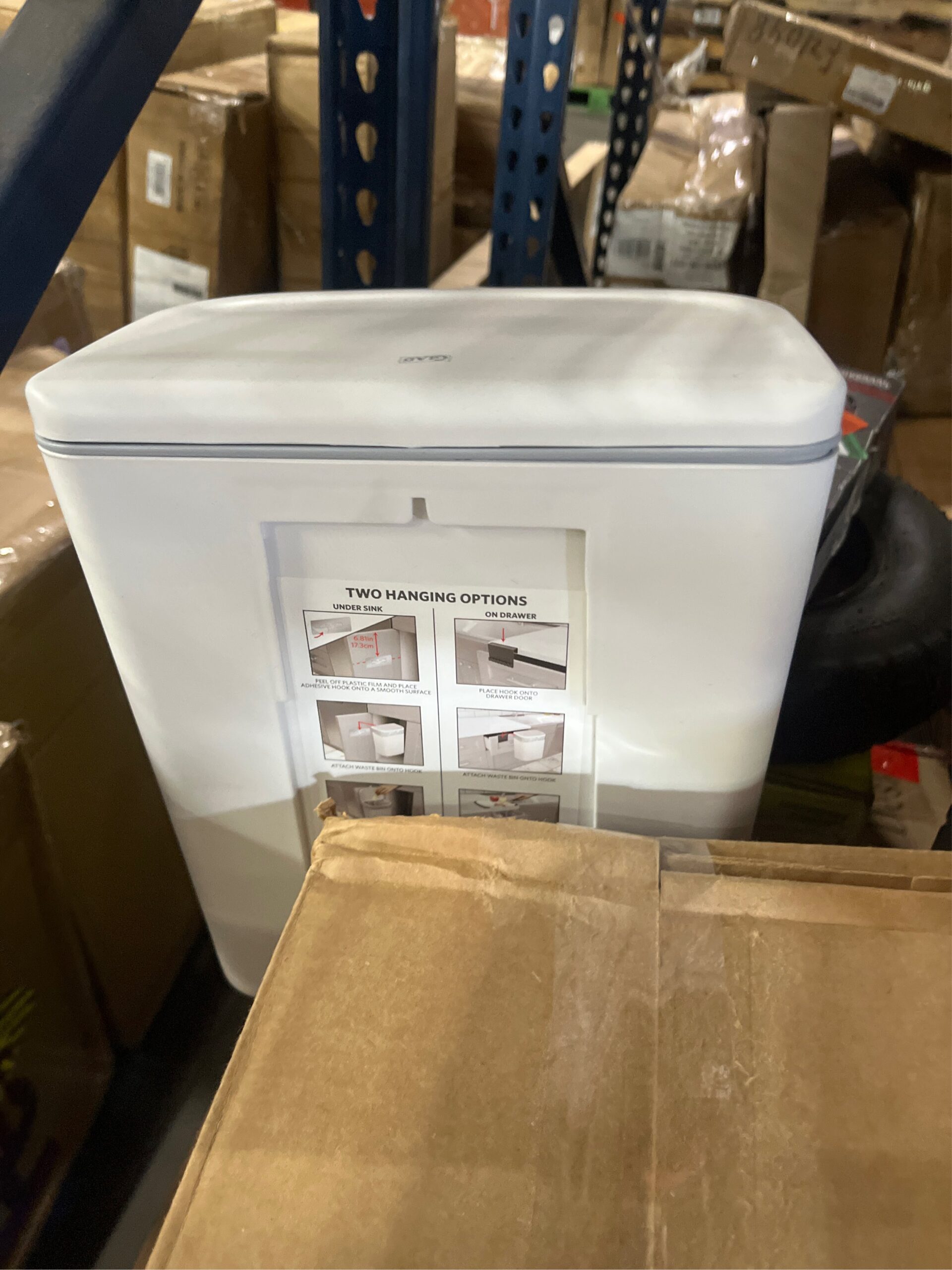 AUCT 14507 - Glad 2.3 gal. Roommate Under Counter Waste Bin - Image 5