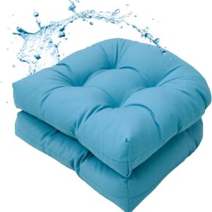 AUCT 14471 - MTMR Water-Repellent Outdoor Chair Cushions Set of 2, 19"X19