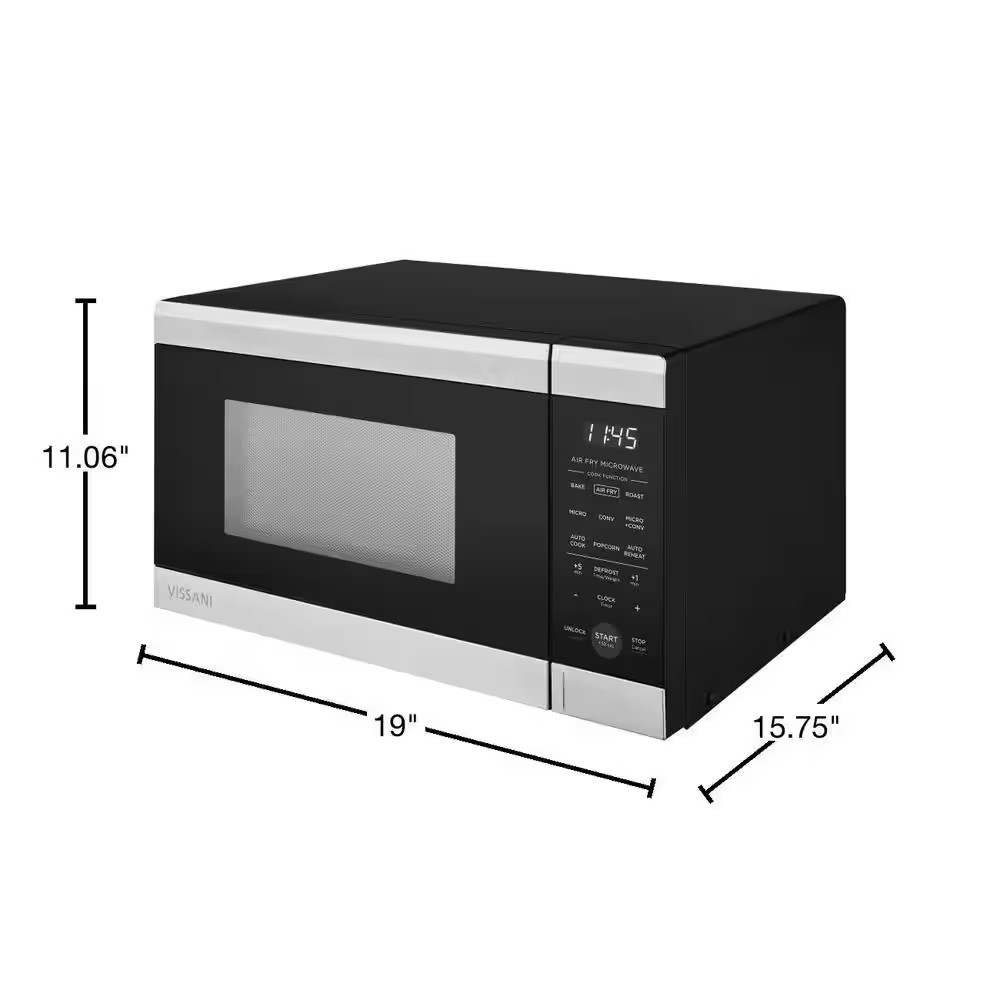 AUCT 14437 - $120 0.9 cu. ft. 900-Watt Countertop Convection Microwave in - Image 4
