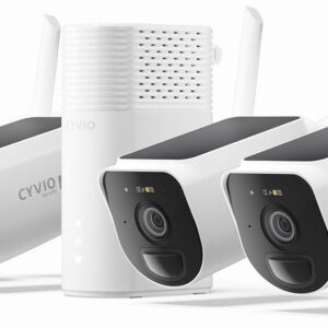 AUCT 15581 - $368 4K Solar Security Camera System Wireless Outdoor, 4-Cam Kit with Battery & Solar Powe