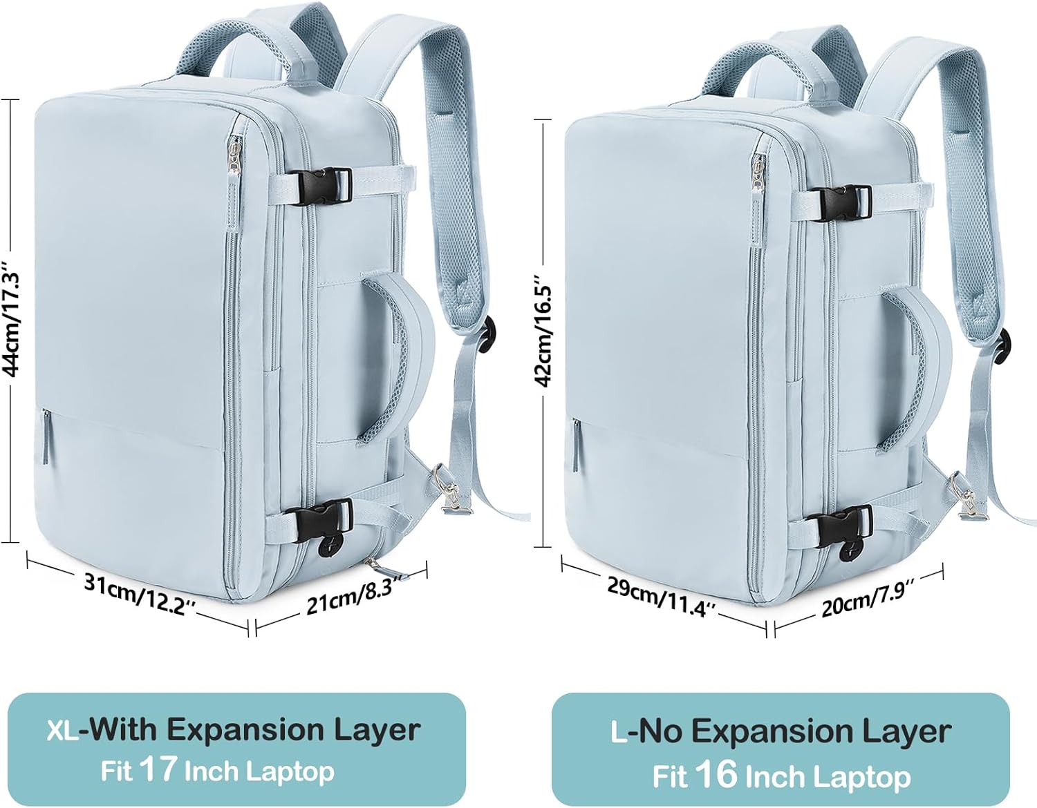 AUCT 14490 - Beraliy 29L Travel Backpack Women, Airline Approved Backpack - Image 3