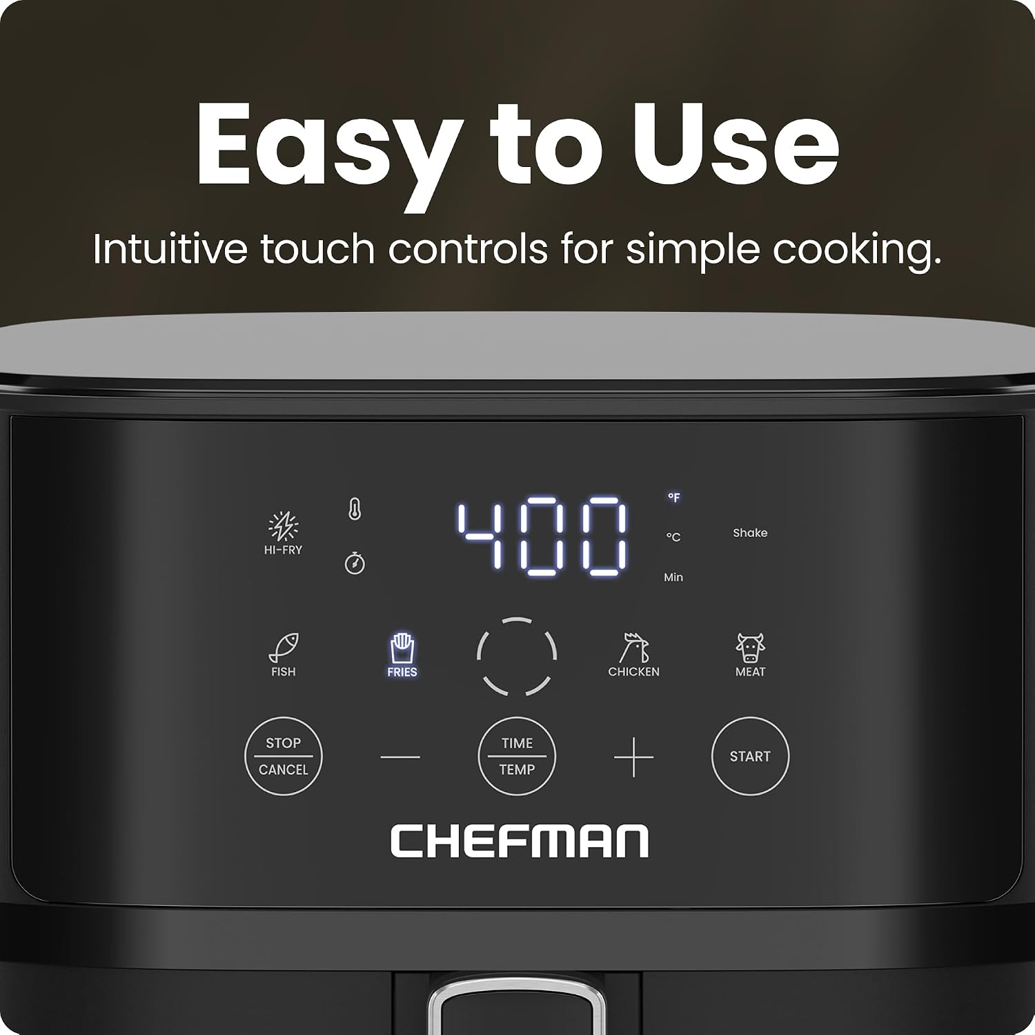 AUCT 15299 - $85 Chefman Air Fryer 6 QT Compact Airfryer for Quick & Easy Meals in Minutes, Features - Image 4