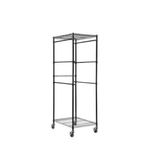 AUCT 14402 - $55 Steel Wire 2 Shelf 27 Gal. Tote Rack Garage Storage in B