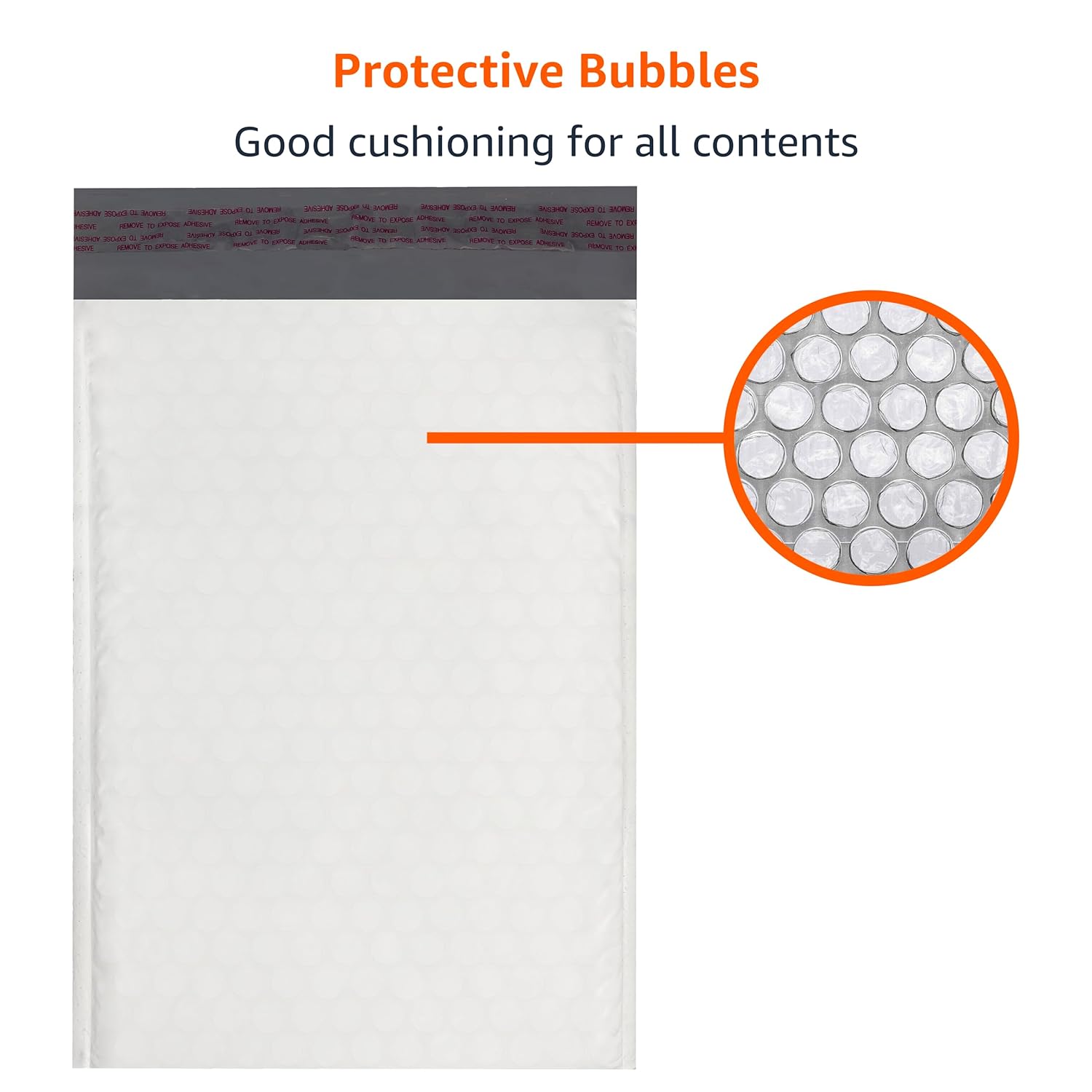 AUCT 16995 - Amazon Basics Poly Bubble Mailer, 8.5" x 12" (Internal Size 8.25" x 11"), Self-Seal, 100-P - Image 4
