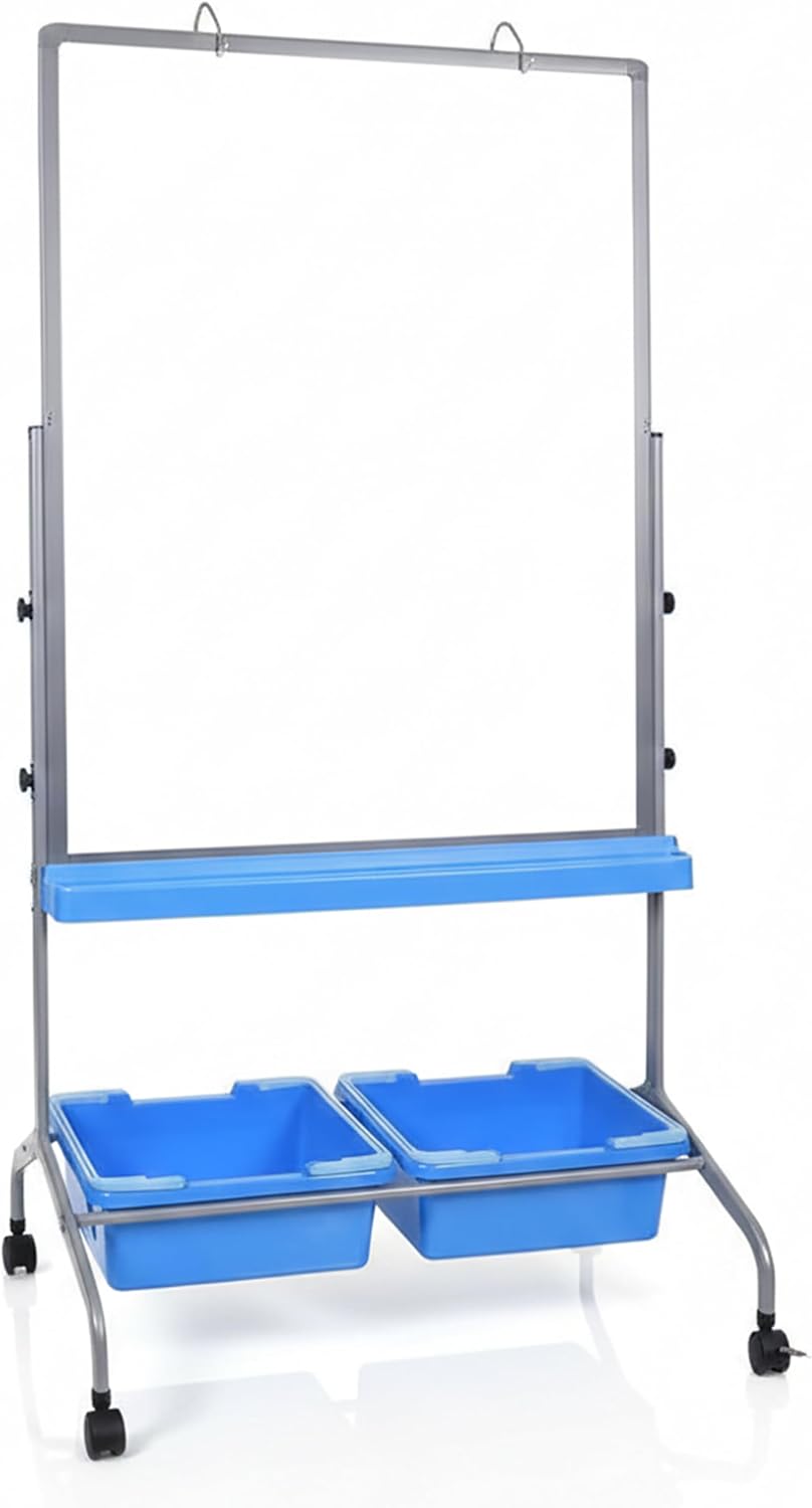 AUCT 16087 - $206 LUXOR Classroom Chart Stand with Storage Bins