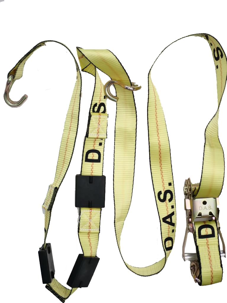 AUCT 16803 - $94 D.A.S. Car Hauler Straps - 3333lb Load Limit, Set of 4 Wheel Tie Down Straps for Car,