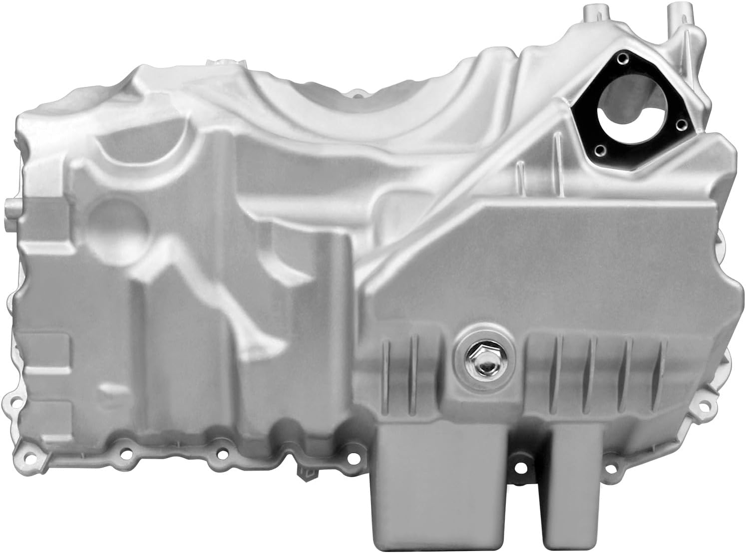 AUCT 17347 - $66 MITZONE Upgrade Aluminum Engine Oil Pan Compatible with 2013-2018 BMW 528i 328i 320i X - Image 4
